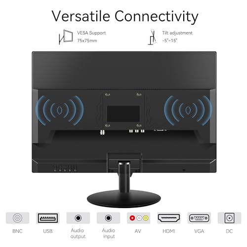 Thinlerain 19 inch Computer Monitor 1440x900 PC Monitor with HDMI VGA AV BNC USB Ports, 60Hz, 5Ms, VESA, Display Build-in Speakers for Office Home by Thinlerain - Image 6