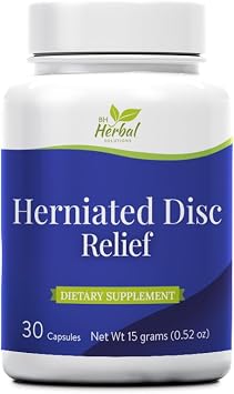 Herniated Disc Support Herbal Wellness for Back Comfort 100% Herbal and Natural