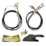 HILILON Parking Brake Cable Kit 124”Cables with a 110”Sheath（1PC）60”Cables with a...