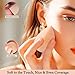 Real Perfection Makeup Sponge Set Blender Sponges, Latex-Free Beauty Makeup Sponges 7 pcs with 1 Travel Container Case for Blending Foundation Liquid Cream and Powder (Beige)