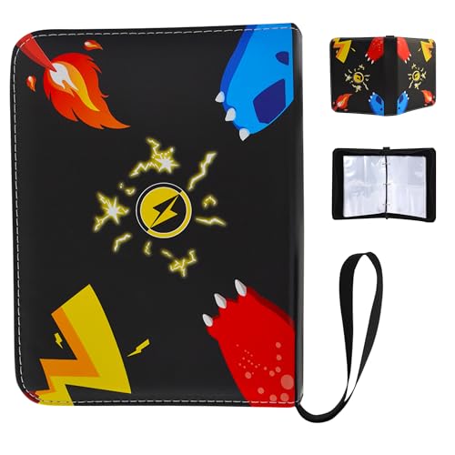 Album per carte, 400 tasche, in pelle PU, 4 tasche, scrapbook per carte con 50 tasche, regalo per bambini e ragazze