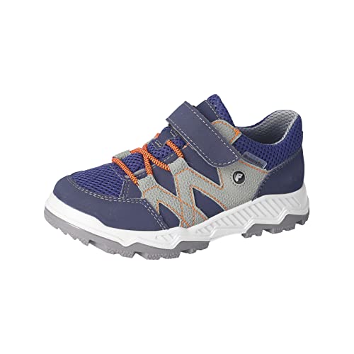RICOSTA Chico Zapatillas Rocket,Ancho: Ancha (WMS),Plantilla Desmontable,RICOSTA-Tex,Zapato Deportivo,Velcro,Azul (Nautic / 170),28 EU Cover