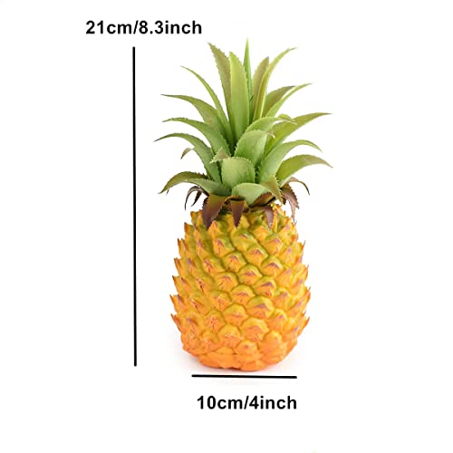 Beetoo Artificial Pineapple, Fake Pineapple, Realistic Artificial Pineapple For Summer Home Cabinet Table Party Kitchen Decor Realistic Photography Prop #TOP1