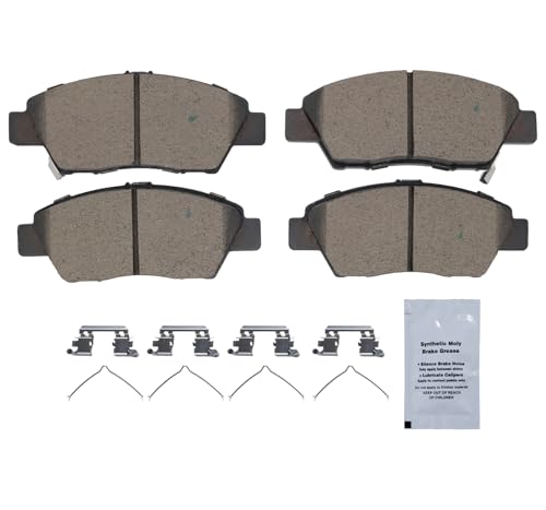 Image of HUSCH D1394 Front Ceramic Brake Pads Kit Fit For Honda CR-Z 2011-2015, For Fit 2009-2020