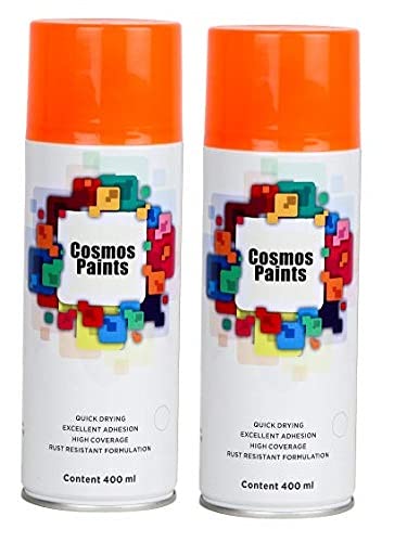 Cosmos Paints Hanuman Orange Spray Paint, 400ML (Pack of 2) (B08P9SKXMQ) Amazon Price History, Amazon Price Tracker