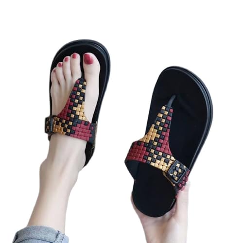 Fashion Comfort Sandals for Women Women Flip Flops Platform Sandals Casual Soft Sole Wedge Slippers Indoor Outdoor Beach Bathroom Sandals2