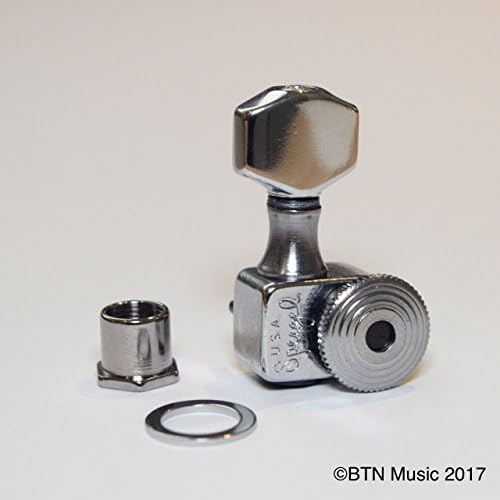 Sperzel 6 In Line Closed Trim-Lok Tuners in Chrome