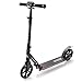meteor® Holiday Scooter: Big Wheel 180 City Kick Scooter a Pedale di Scooter Pieghevole, per Adulti e Bambini Roller, Molto Lunga Durata – Fino a 100 kg (Locker)