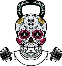 Premium Sugar Skull American Flag Sticker - 4x5 Inch Vinyl Decal, 2-Pack For Bumpers, Toolboxes & More - View #8