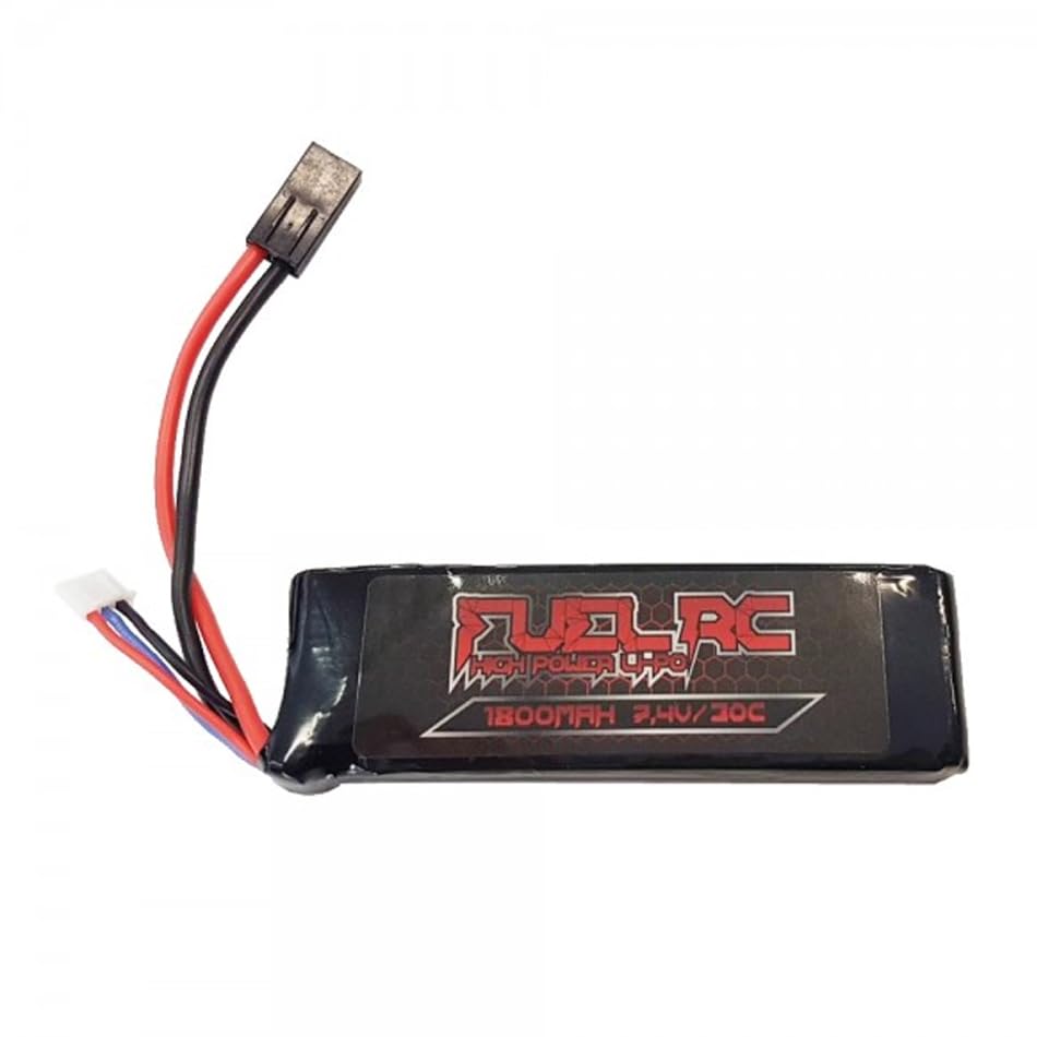 Batería LI-PO 7.4V x 1800MAH 20C | para Armas de Airsoft y Coches, Barcos o helicopteros radiocontrol RC