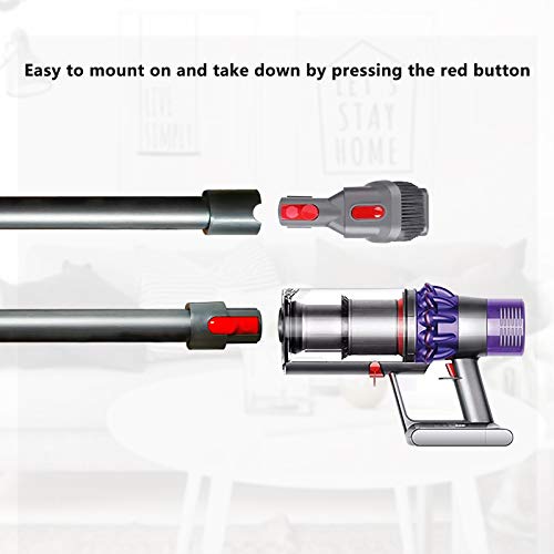 Leemone Replacement Wand Quick Release Wand For Dyson V7 V8 V10 V11 V15 Cordless Stick Vacuum Cleaner Extension For Dyson V11 V10 V8 V7 Handheld Trigger(Iron) #TOP2