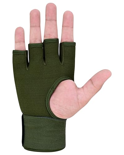 Image of Gel Boxing Hand Wraps Inner Gloves for Men & Women, Quick Slip-On Padded Knuckle Protection with Wrist Support for MMA, Muay Thai & Kickboxing, Heavy Bag & Martial Arts