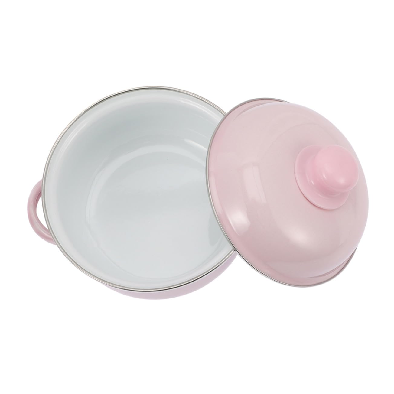 Cocotte classique Alipis en émail durable avec double poignée