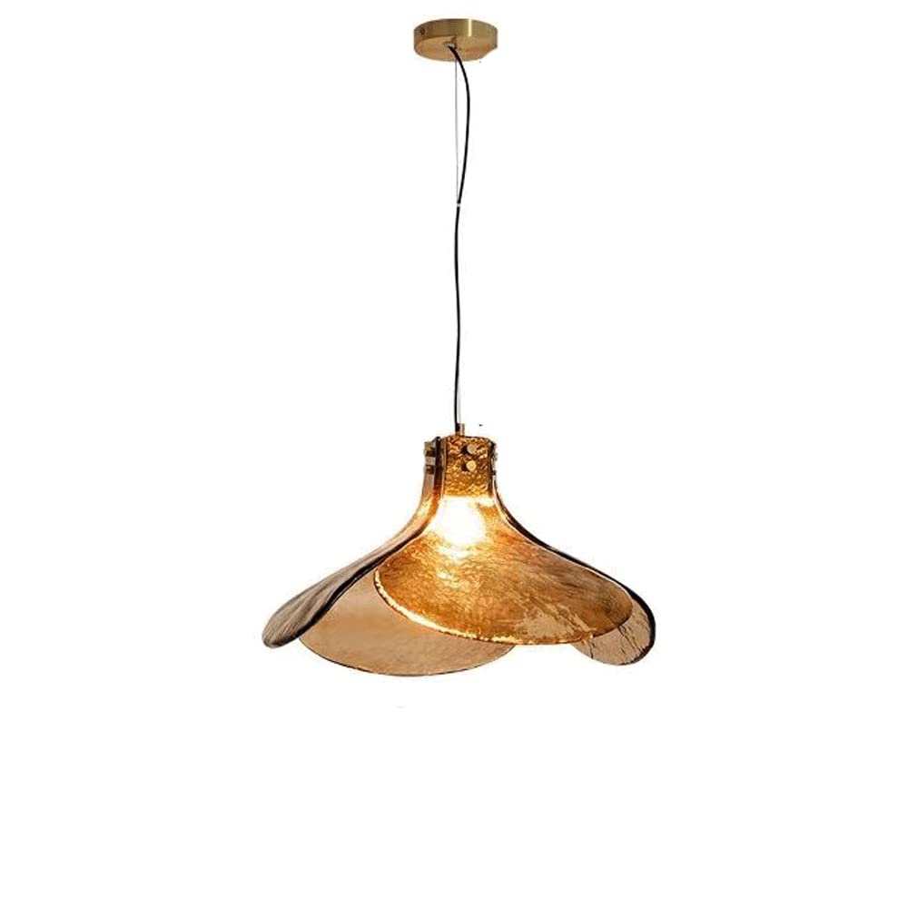 Lustre suspension en verre lampe suspendue E27 éclairage de plafond chambre balcon étude 25cm