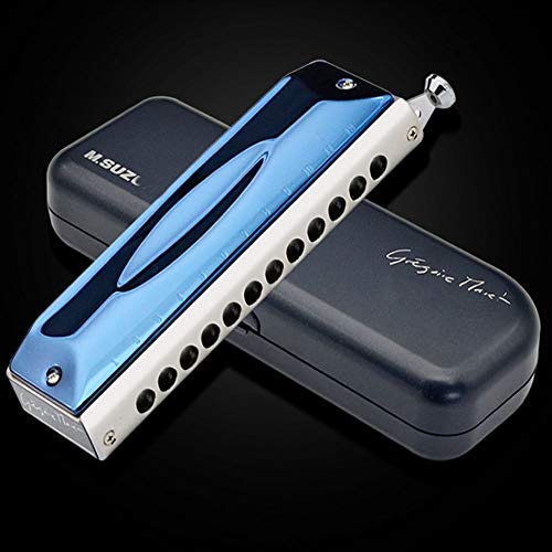 KMDSM Harmonica, 12 trous Harmonica professionnel, performance de qualité Chromatique Nouveau style de conception… - Les Beatles, Paul McCartney, John Lennon, RIngo Starr, George Harrison KMDSM Harmonica, 12 trous Harmonica professionnel, performance de qualité Chromatique Nouveau style de conception… – Image 3