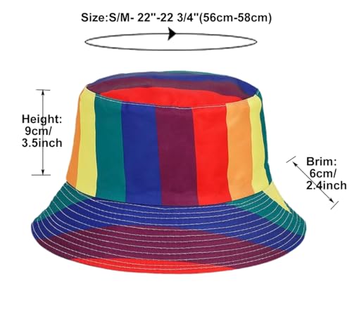 Image of Quanhaigou Bucket Hat for Men Women,Packable Reversible Printed Sun Hats,Fisherman Outdoor Summer Travel Hiking Beach Caps