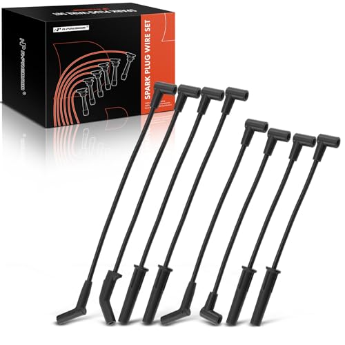 A-Premium Ignition Spark Plug Wires Set of 8 Compatible with Ford F-150 F-250 F-350 F-100 E-100 E-150 E-250 E-350 Econoline Bronco