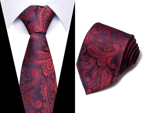 Image of Passabin Tie For Men Necktie Woven Jacquard Neck Ties Set 6 PCS