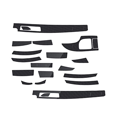 MeiZi 18pcs 5d Lucido Fibra di Carbonio in Fibra