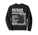Photo Gallery patrick nutrition personalizzato nome camicia funny name facts felpa Photo Gallery patrick nutrition personalizzato nome camicia funny name facts felpa