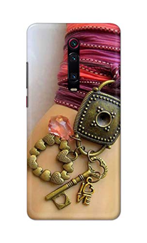 Image of Girl Hand with Keychain Hard Back Case Cover for Mi 9T / Mi 9T Pro /Redmi K20 / K20 Pro Back Cover -(J5) VNS2228