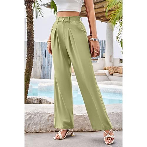 Women High Waist Pants Stylish Fit Business Casual Dress Pants Comfortable4