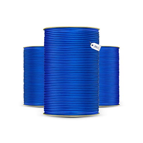 DQPP 25m cuerda elástica goma 8mm azul atar