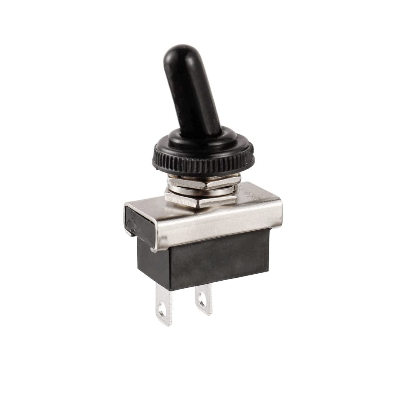 Interruttore A Levetta In Metallo 12V 25A SPST On/Off 2 Posizioni 2 Poli Per Illuminazione Cruscotto Auto Con Cappuccio Impermeabile 90370587