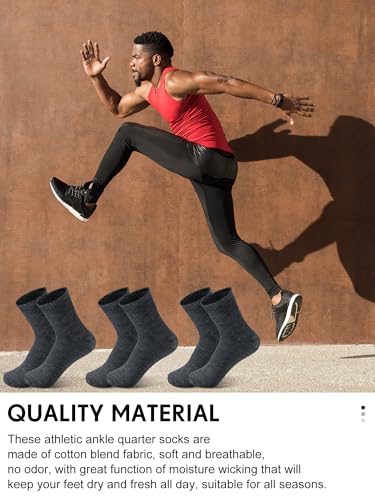 Image of Tarpop 100 Pairs Bulk Mens Socks Moisture Wicking Casual Sports Ankle Socks for Homeless Unisex Adult Men Women