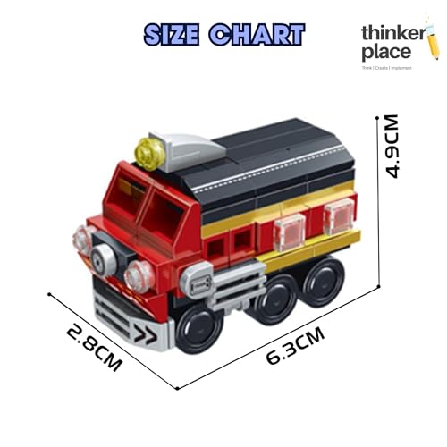 Image of STEM Toy Train Building Blocks Set (99 Pcs, 8-in-1) | DIY Diesel Train Kit for Kids 7+ Years (Boys & Girls) | Educational Robotics Toy | Engineering, Creativity & Problem Solving Skills