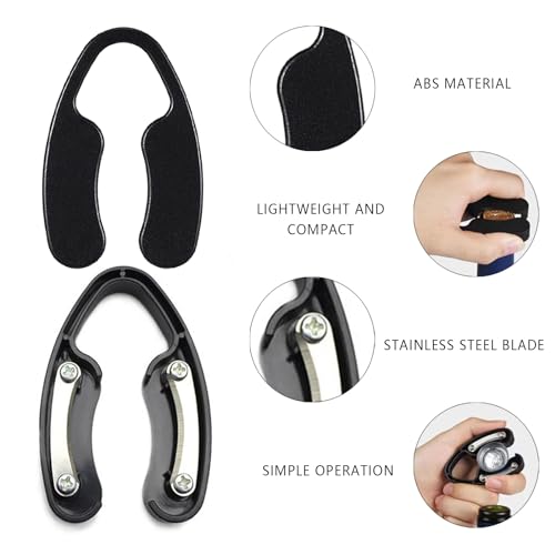 Miniatura 3 de Eupsiiu 3 Piezas Cortador Papel Vino, Cortador Cápsulas Para Botellas Vino, Cortador De Vino, Cortador De Botellas De Vino Accesorio Para Quitar El Papel De Aluminio Las Botellas Vino Negro
