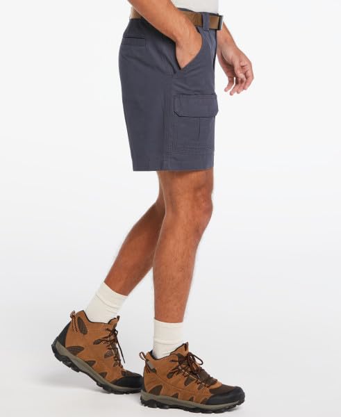 Image of Savane Mens 8 inch Hiking Cotton Cargo Shorts with Tech Pocket (Available in Big & Tall)