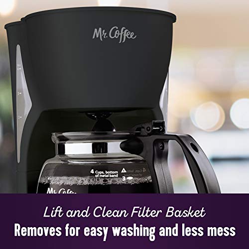 Mr. Coffee Simple Brew Coffee Maker|4 Cup Coffee Machine|Drip Coffee Maker, Black by Mr. Coffee - Image 2