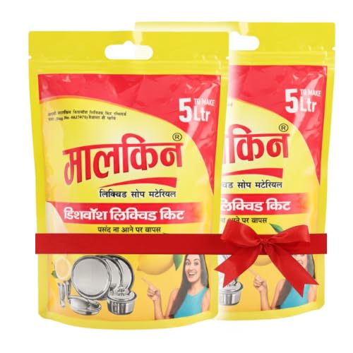 Dishwash Liquid Making Kit Pack of 2 | Liquid Soap Material to Make 10 Litre Dishwashing Liquid at Home with this 2 PACK COMBO | Budget Friendly DIY Kit with Powerful Grease Cleaning-image-14