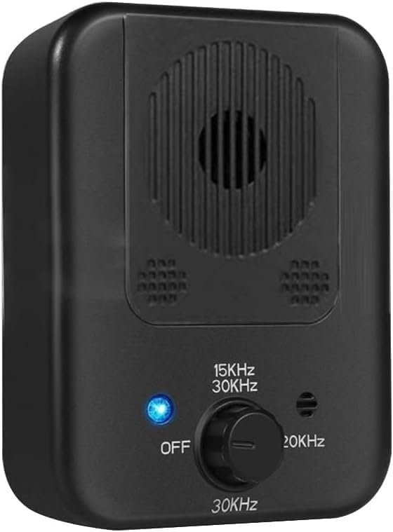 Dispositivo antiladridos para perros, control ultrasónico automático para perros con 4 sensibilidad y frecuencia, 50 pies de largo alcance eficaz para exteriores e interiores