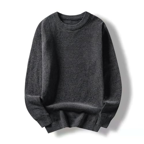Men's Solid Color Casual Pullover Sweater Oversized Classic Daily Pullover Top4