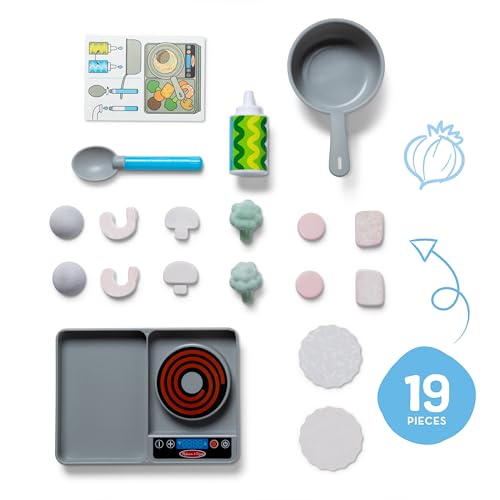 Melissa & Doug Simmer & Stir Stove Top, Color-Changing Pretend Play Food - image 8