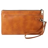 【Geeignet für verschiedene Anlässe】: Herren Clutch ist langlebig und praktisch und geeignet für Arbeit, Schule, Reisen und Spielen. Tragen Sie es oder stecken Sie es in Ihren Rucksack Reisekoffer für Ihre längeren Reisen.