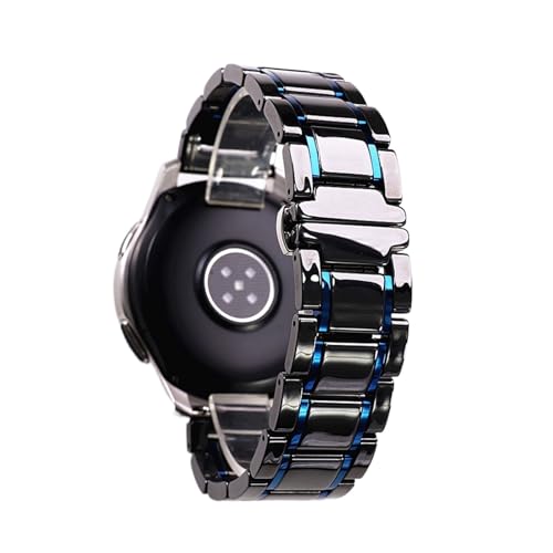 Strap céramique de luxe blanc 20mm 22mm avec boucle déployante en acier