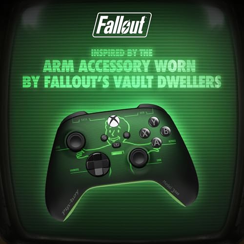 Image of Xbox Wireless Gaming Controller | Fallout Pip-Boy Edition | Console, PC, & Android | Textured Grip | Wireless, Bluetooth, USB-C Connectivity