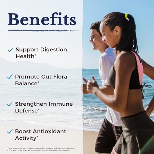 Vitalitown Probiotics 70 Billion CFU, Immune Support Probiotics Supplement, 15 Clinical-Strength Strains, with Vitamin C, Zinc, Elderberry & Echinacea, Digestive Health, 60 Vegan Capsules, Non-GMO — view 5
