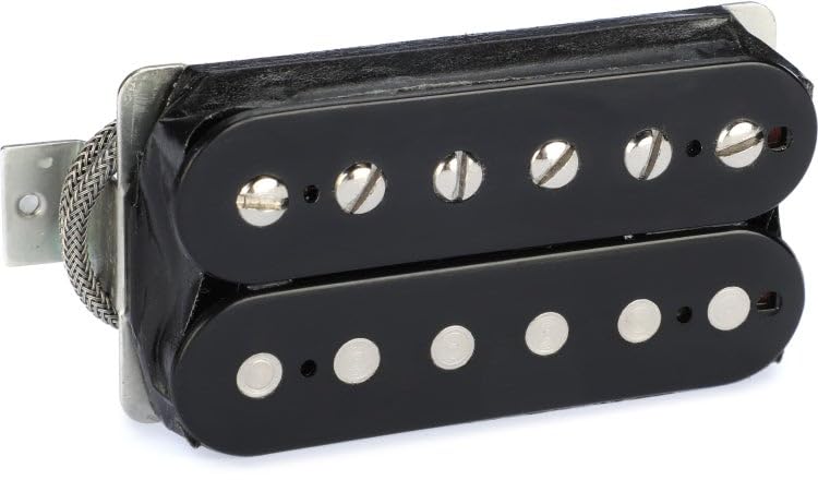 DiMarzio DP 308BK PAF®57 Neck Humbucker - Pick-up per chitarra elettrica, colore: Nero