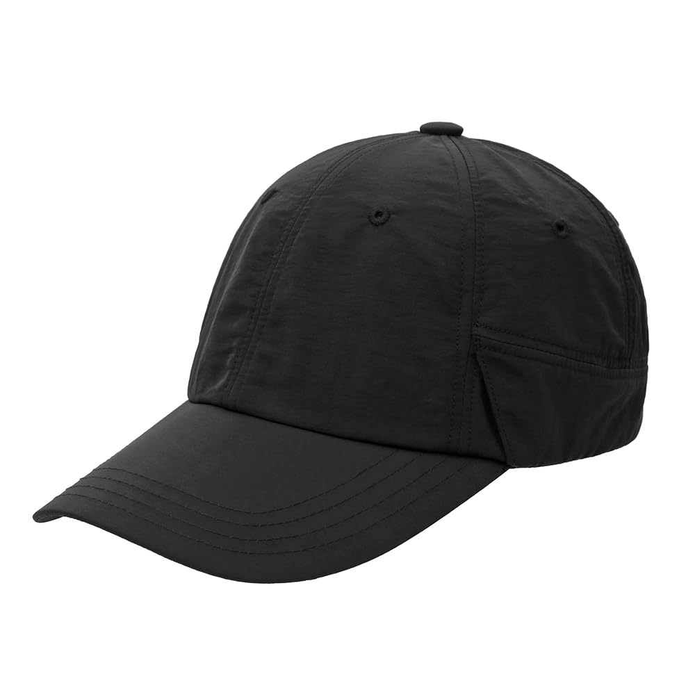 [Casquette Uniquement] Casquette de Lunettes de Soleil en Nylon, Chapeau de Performance d'extérieur à 6 Panneaux, Bord Long, Doublure en Maille, Corée
