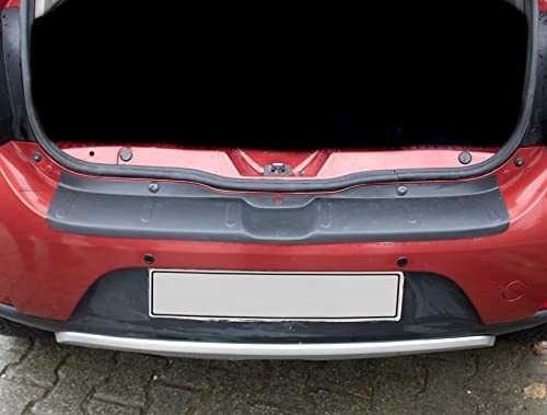Fit[2012-2019]Compatible For DACIA SANDERO STEPWAY Abs Plastic Rear Bumper Protector Scratch Guard[Black]…