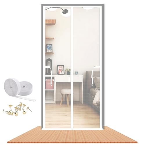 Gatto personalizzato schermo porta fai da te rinforzato Maglia Cerniera creen porta animali domestici prova schermo prevenire Pet Escape porte tende