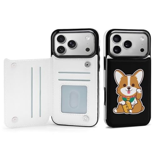 iPhone 17 Pro Max 用 ケース 手帳型 柴犬 犬柄 アイフォン17用 対応 スマホケース Case 財布型 カード収納 携帯ケース おしゃれ