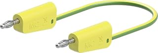 Stäubli LK-4N-F25 - Cable de Prueba (150 cm, 1 Unidad), Color Amarillo y Verde