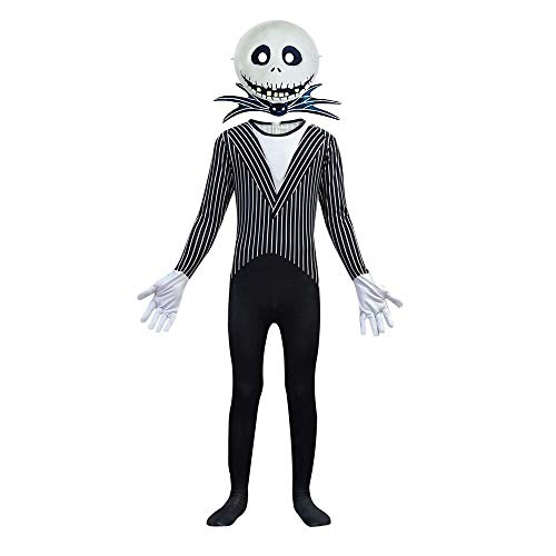 Mangom Disfraz de Halloween Jack Skellington Disfraz de Jack Skellington, Disfraz de...