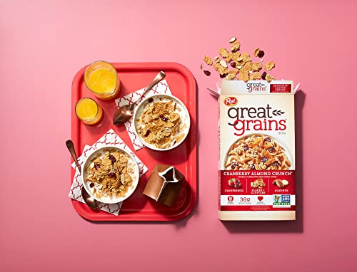Post Great Grains Cranberry Almond Crnch Rte Cereal Cranberry Almond Crunch Flake And Cluster Box 14 Ounces 1 #TOP4