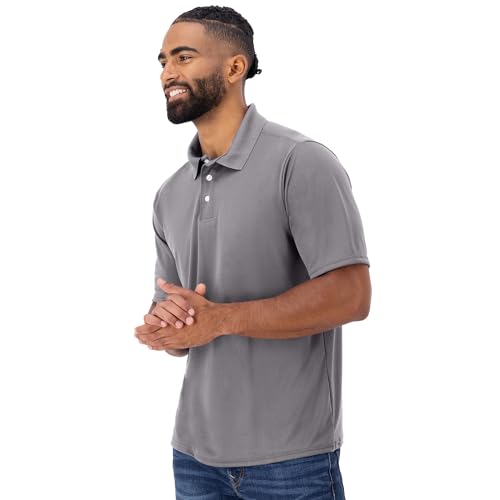 Camiseta polo para hombre Hanes Sport, camiseta polo de rendimiento con tecnología Cool DRI para controlar la humedad, tejido jersey de rendimiento miniatura 3